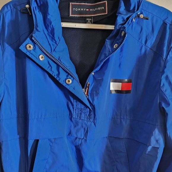 Tommy Hilfiger HIgh Quality Unisex Rain Jacket in Royal Blue | EUC | Size S - Picture 4 of 12
